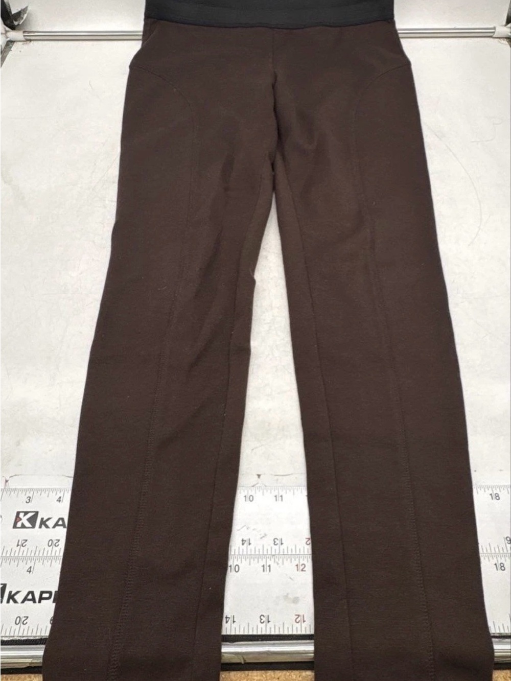 Michael Kors Dark Brown Straight Leg Ponte Pants